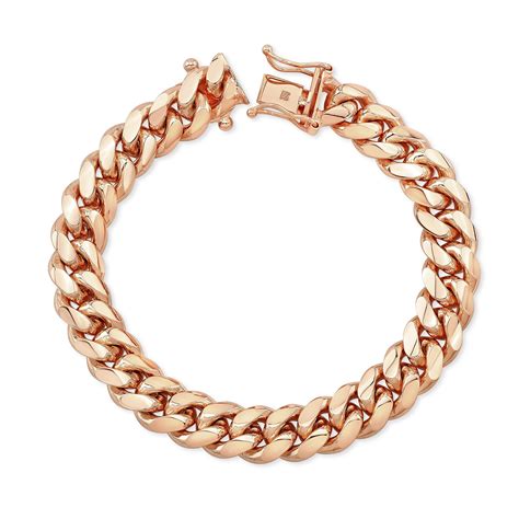 rose gold bracelet amazon|solid 14k rose gold bracelets.